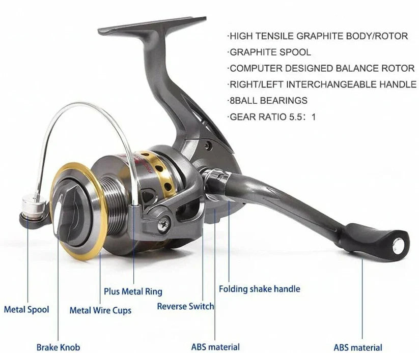 Raxiva-carbon fiber telescopic fishing rod reel combo saltwater freshwater