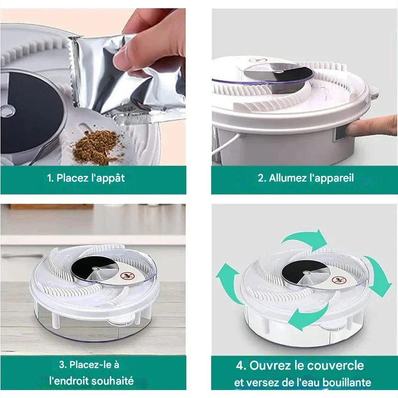 Raxiva-ecotrappe attrape mouches electrique