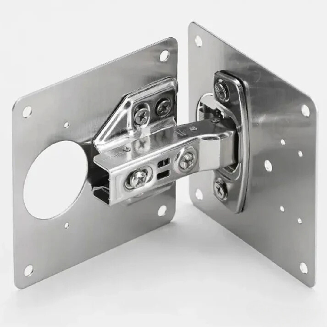 Raxiva-fixarmoire kit reparation charnieres acier inoxydable 4 pcs