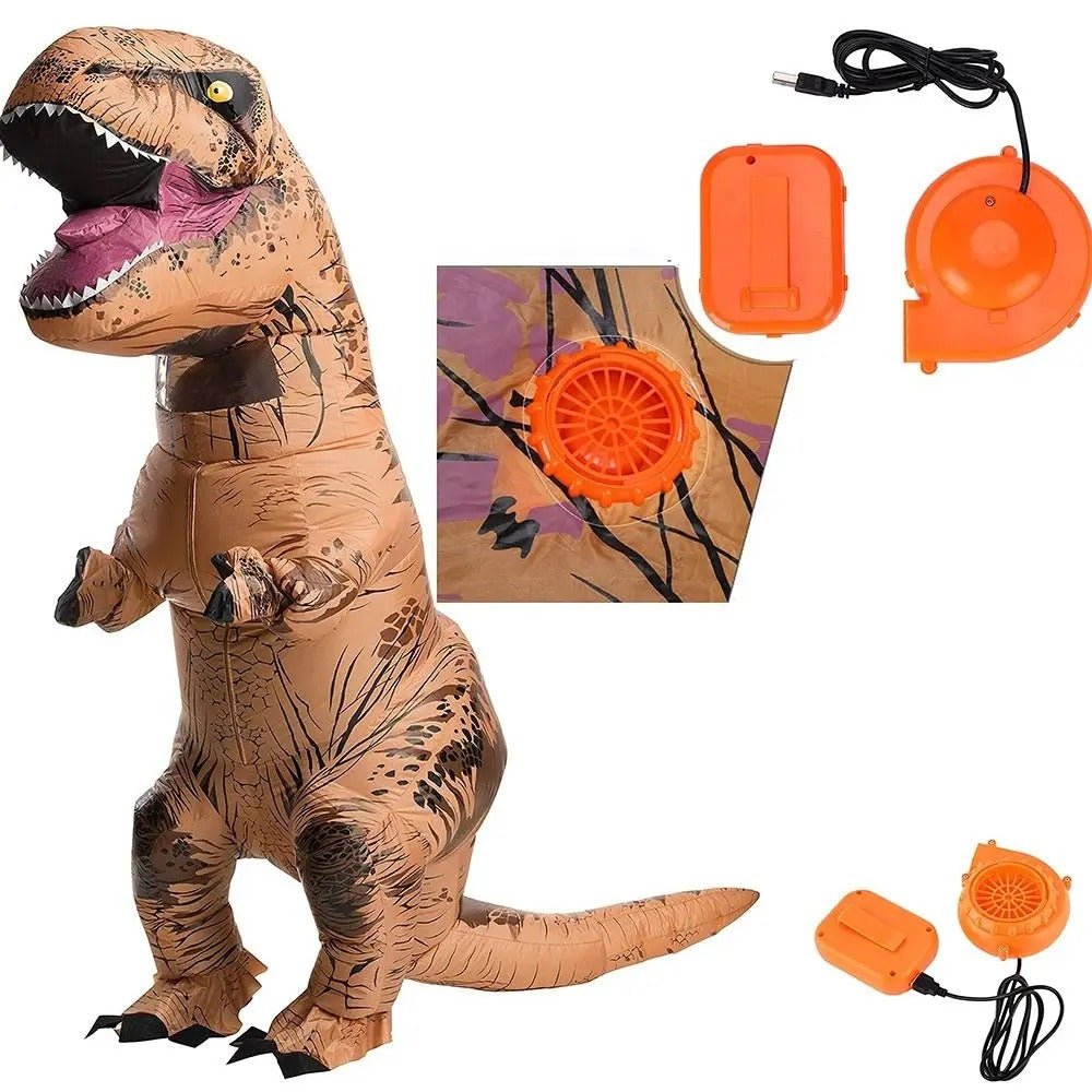 Raxiva-unique adult t rex inflatable costume party outfit